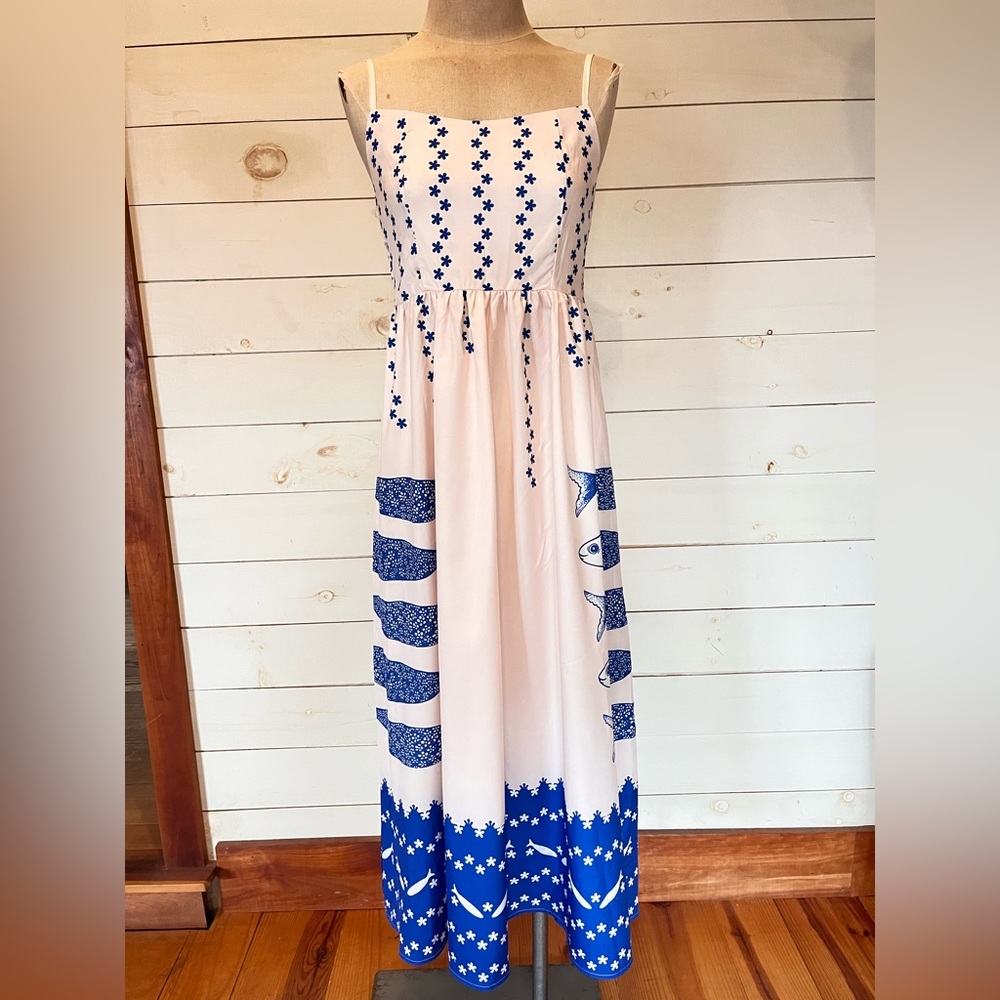 Fish Printed Sundress